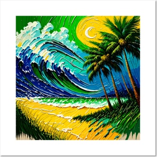 endless summer, fun summer artistic design v6 Posters and Art